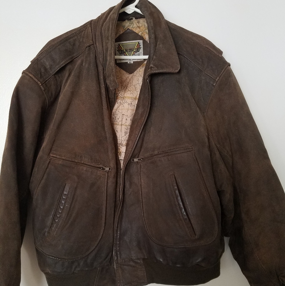 80's Vintage Leather Jacket